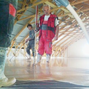 Lité podlahy: anhydrit/cement